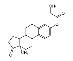 [(8R,9S,13S,14S)-13-methyl-17-oxo-7,8,9,11,12,14,15,16-octahydro-6H-cyclopenta[a]phenanthren-3-yl] propanoate_975-64-4