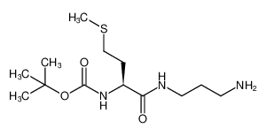 tert-butyl (S)-(1-((3-aminopropyl)amino)-4-(methylthio)-1-oxobutan-2-yl)carbamate_97505-45-8