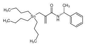 N-((R)-α-Methylbenzyl)-2-((tributylstannyl)-methyl)propenamide_97509-32-5