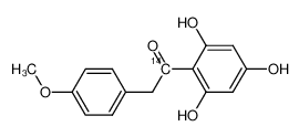 (2,4,6-Trihydroxy-phenyl)-(p-methoxy-benzyl)-keton-C14_97528-89-7
