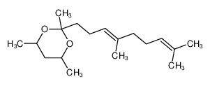 2-(4,8-dimethyl-3,7-nonadiene)-2-methyl-4,6-dimethyl-1,3-dioxane_97536-51-1