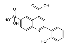 4-Quinolinecarboxylic acid, 6-arsono-2-(2-hydroxyphenyl)-_97538-96-0