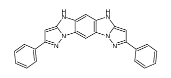2,8-Diphenyl-benzo(1,2-b:5,4-b')bis(1H-imidazo(1,2-b)pyrazol)_97541-71-4
