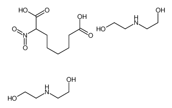 2-(2-hydroxyethylamino)ethanol,2-nitrooctanedioic acid_97552-82-4