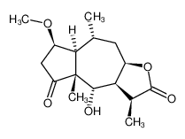 (3S,3aS,4S,4aR,7R,7aS,8R,9aR)-4-Hydroxy-7-methoxy-3,4a,8-trimethyl-decahydro-azuleno[6,5-b]furan-2,5-dione_97555-63-0