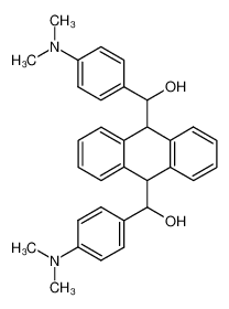 9,10-Bis-(α-hydroxy-4-dimethylamino-benzyl)-9,10-dihydro-anthracen_97573-11-0