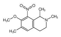 7-methoxy-1,2,6-trimethyl-8-nitro-1,2,3,4-tetrahydroisoquinoline_97581-29-8