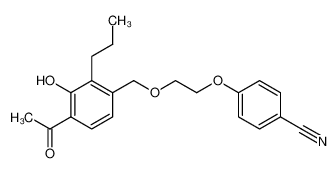 4-[2-(4-Acetyl-3-hydroxy-2-propylbenzyloxy)ethoxy]benzonitrile_97581-91-4