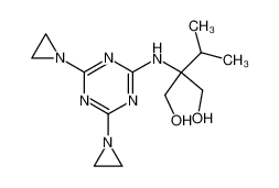 2-(4,6-Bis-aziridin-1-yl-[1,3,5]triazin-2-ylamino)-2-isopropyl-propane-1,3-diol_97584-11-7