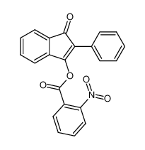 2-Nitro-benzoic acid 3-oxo-2-phenyl-3H-inden-1-yl ester_97586-14-6