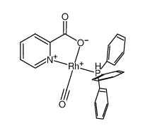 Rh(CO)(triphenylphosphine)(2-pyridinecarboxylate)_97587-92-3