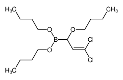 (1-butoxy-3,3-dichloro-allyl)-boronic acid dibutyl ester_97593-90-3