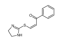 3c(?)-(4,5-dihydro-1H-imidazol-2-ylmercapto)-1-phenyl-propenone_97601-68-8