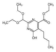 ethyl 5-butyl-2-diethoxymethyl-6-hydroxypyrimidine-4-carboxylate_97611-88-6