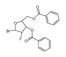 [(2R,3R,4S,5R)-3-benzoyloxy-5-bromo-4-fluorooxolan-2-yl]methyl benzoate_97614-44-3