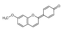 7-Methoxy-2-(4-oxo-cyclohexa-2,5-dienyliden)-2H-chromen_97618-08-1