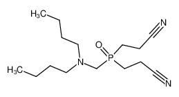 (Dibutylamino-methyl)-bis-(2-cyan-ethyl)-phosphinoxid_97620-05-8