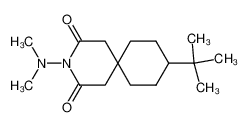 9-tert-butyl-3-dimethylamino-3-aza-spiro[5.5]undecane-2,4-dione_97620-37-6