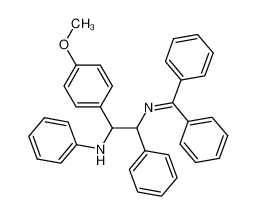 N2-Benzhydrylidene-1-(4-methoxy-phenyl)-2,N1-diphenyl-ethane-1,2-diamine_97625-67-7