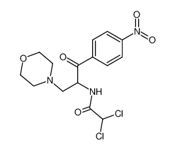 2-(2,2-dichloro-acetylamino)-3-morpholin-4-yl-1-(4-nitro-phenyl)-propan-1-one_97637-99-5