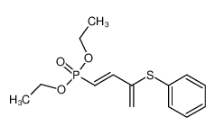 diethyl (3-(phenylthio)-1,3-butadien-1-yl)phosphonate_97644-84-3