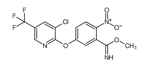 methyl 5-((3-chloro-5-(trifluoromethyl)pyridin-2-yl)oxy)-2-nitrobenzimidate_97650-90-3