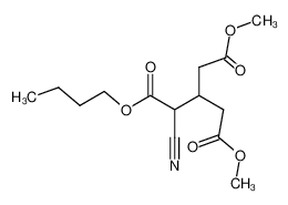 2-(Cyan-butyloxycarbonyl-methyl)-glutarsaeure-dimethylester_97661-19-3
