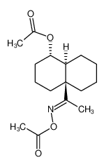O,O-Diacetyl-10β-acetyl-trans-1α-decaloloxim_97661-24-0