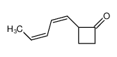 2-((Z,Z)-1,3-pentadienyl)cyclobutanone_97674-08-3