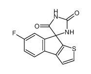 6'-fluorospiro[imidazolidine-4,8'-indeno[2,1-b]thiophene]-2,5-dione_97676-97-6