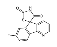 Spiro[5H-indeno[1,2-b]pyridine-5,5'-thiazolidine]-2',4'-dione, 7-fluoro-_97677-33-3