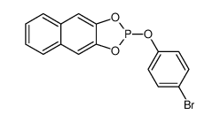 Naphtho[2,3-d]-1,3,2-dioxaphosphole, 2-(4-bromophenoxy)-_97679-98-6