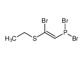 (Z)-dibromo(2-bromo-2-(ethylthio)vinyl)phosphane_97680-38-1