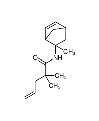 2,2-dimethyl-N-(2-methylbicyclo[2.2.1]hept-5-en-2-yl)pent-4-enamide_97681-18-0