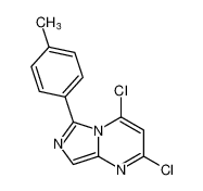 Imidazo[1,5-a]pyrimidine, 2,4-dichloro-6-(4-methylphenyl)-_97681-91-9