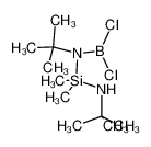 1,3-di-tert-butyl-4,4-dichloro-1-hydro-2,2-dimethyl-1,3-diaza-2-sila-4-borabutane_97683-90-4