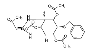 (1α,5α,6α,7β,8α,9α)-3-(Acetylimino)-7-(benzylthio)-2,4-diazabicyclo(3.3.1)nonan-6,8,9-triol-triacetat_97684-44-1