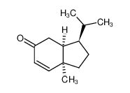 (3α,3aβ,7aβ)-1,2,3,3a,4,7a-hexahydro-7a-methyl-3-isopropyl-5H-inden-5-one_97690-29-4