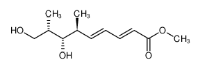 Methyl (2E,4E,6S,7S,8S)-7,9-dihydroxy-6,8-dimethyl-2,4-nonadienoate_97690-83-0