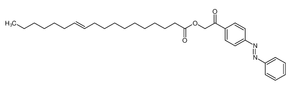 trans-Octadecen-(11)-saeure-(4-nitro-phenylazo-phenacylester)_97692-03-0