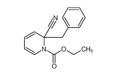 1(2H)-Pyridinecarboxylic acid, 2-cyano-2-(phenylmethyl)-, ethyl ester_97693-39-5
