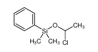 Silane, (1-chloroethoxy)dimethylphenyl-_97695-85-7