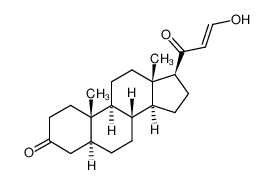 21-Hydroxymethylene-5α-pregnane-3,20-dione (?)_977-39-9