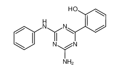 2-(4-amino-6-anilino-[1,3,5]triazin-2-yl)-phenol_97706-58-6