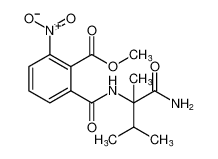 methyl 2-((1-amino-2,3-dimethyl-1-oxobutan-2-yl)carbamoyl)-6-nitrobenzoate_97712-37-3