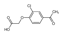 2-(4-acetyl-2-chlorophenoxy)acetic acid_97713-60-5