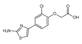 2-Amino-4-(3-chloro-4-carboxymethoxyphenyl)thiazole_97713-63-8