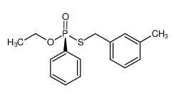 O-ethyl S-(3-methylbenzyl) (S)-phenylphosphonothioate_97713-75-2