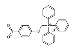 Phosphonium, [[(4-nitrophenyl)thio]methyl]triphenyl-, chloride_97715-00-9
