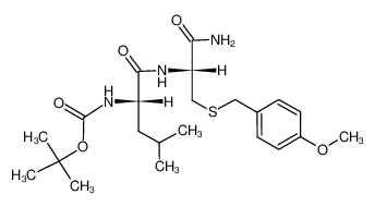 N-t-Boc-Leu-(p-MeOBzl)Cys-NH2_97721-58-9